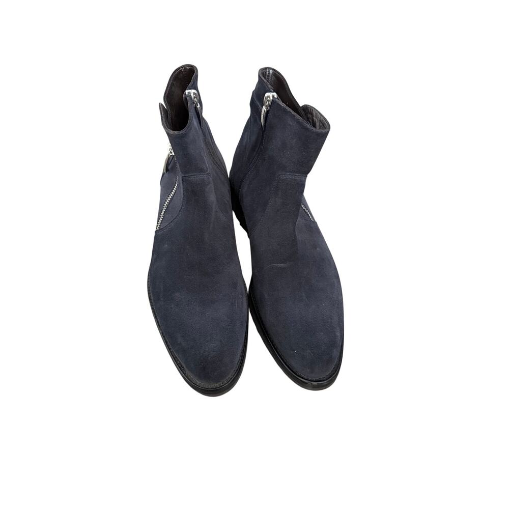 Cesare Paciotti gray suede boots size 9